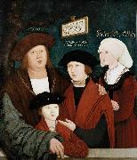 bernhard strigel Portrait of the Cuspinian Family Sweden oil painting artist